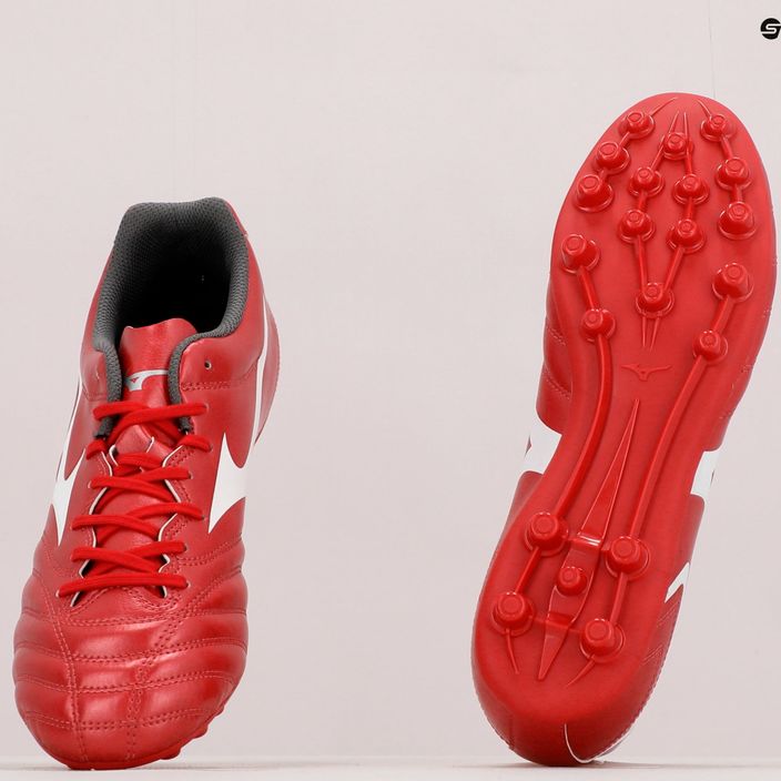 Buty piłkarskie Mizuno Monarcida II Sel AG czerwone P1GA222660 12