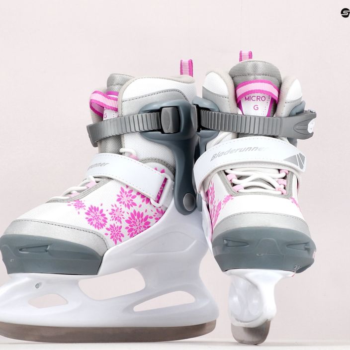 Łyżwy dziecięce Bladerunner Micro Ice G white/pink 15