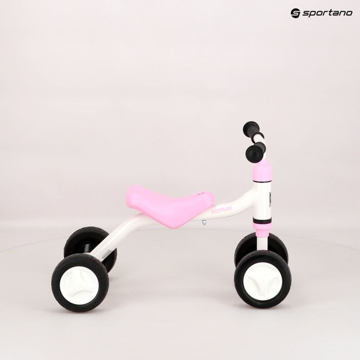 Rowerek biegowy czterokołowy KETTLER Sliddy white/pink 8