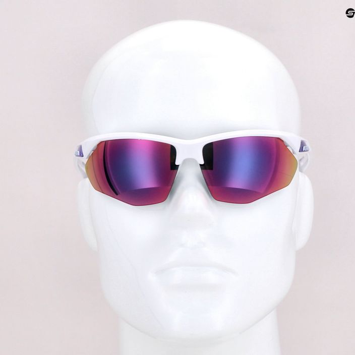 Okulary przeciwsłoneczne Alpina Defey HR white/purple/purple mirror 7