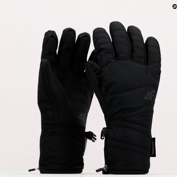 Rękawice narciarskie damskie 4F RED003 black 11