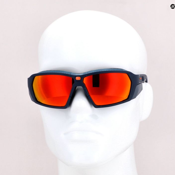Okulary przeciwsłoneczne Rudy Project Agent Q blue navy matte/multilaser orange 7