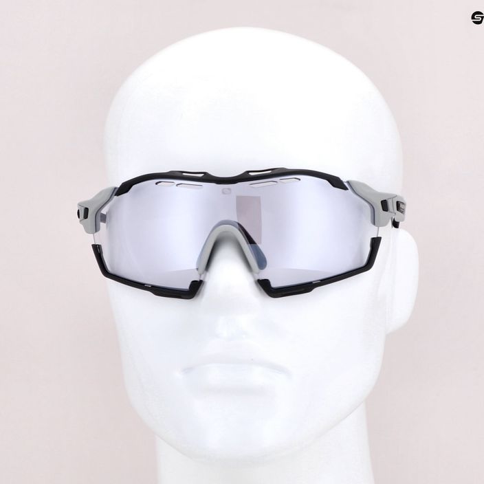 Okulary przeciwsłoneczne Rudy Project Cutline light grey matte/impactx photochromic2 laser black 7