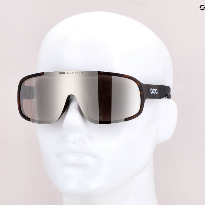 Okulary przeciwsłoneczne POC Aspire tortoise brown/violet/silver mirror 7