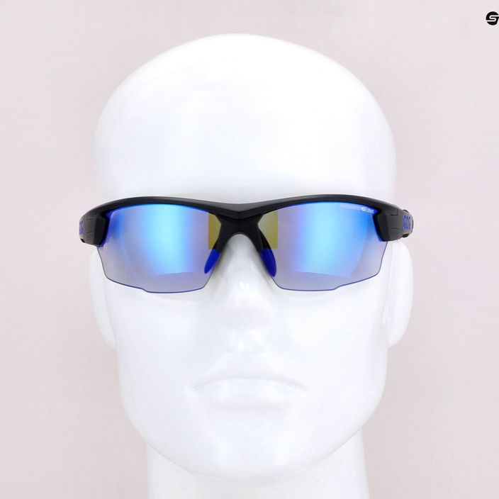Okulary przeciwsłoneczne GOG Steno C matt black/polychromatic blue 7