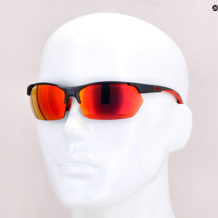 Okulary przeciwsłoneczne UVEX Sportstyle 114 Set grey red mat/mirror red/litemirror orange/clear 9