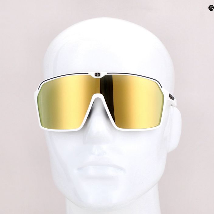Okulary przeciwsłoneczne Rudy Project Spinshield white matte/multilaser gold 6