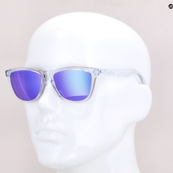 Okulary przeciwsłoneczne Oakley Frogskins polished clear/prizm violet 6
