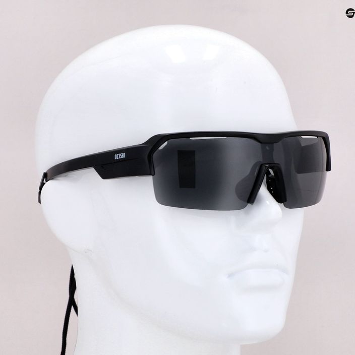 Okulary przeciwsłoneczne Ocean Sunglasses Race matte black/smoked/black 7
