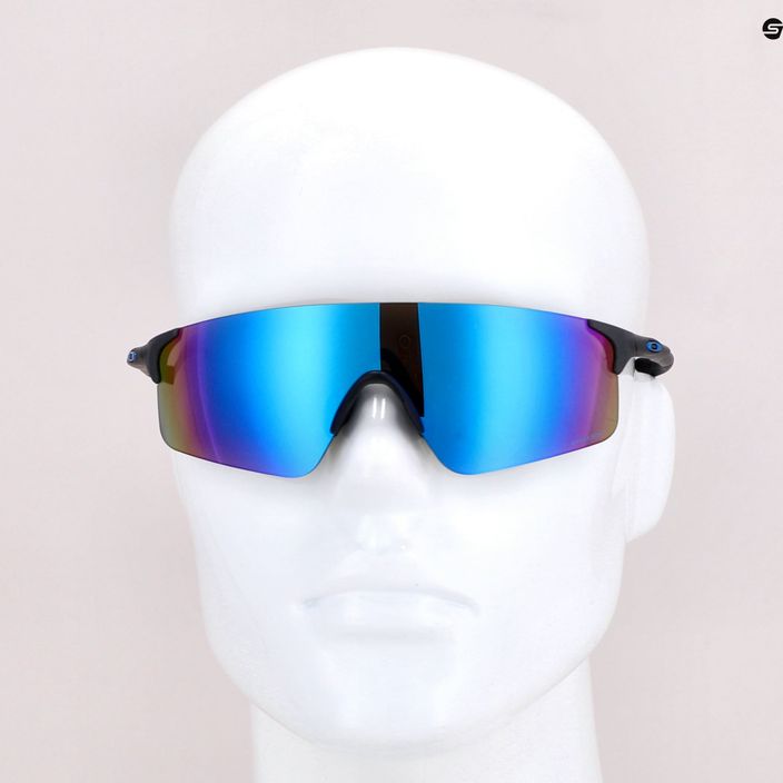 Okulary przeciwsłoneczne Oakley Evzero Blades steel/prizm sapphire 6