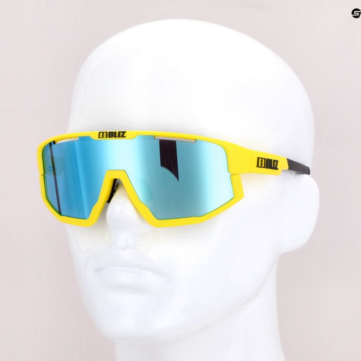 Okulary przeciwsłoneczne Bliz Vision matt yellow/smoke blue multi 12