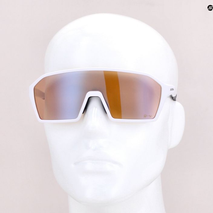 Okulary przeciwsłoneczne Alpina Ram Q-Lite V white matt/blue mirror 7