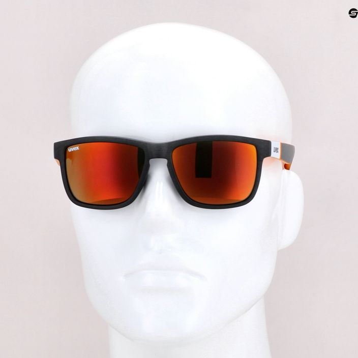 Okulary przeciwsłoneczne UVEX Lgl 39 grey mat orange/mirror orange 6