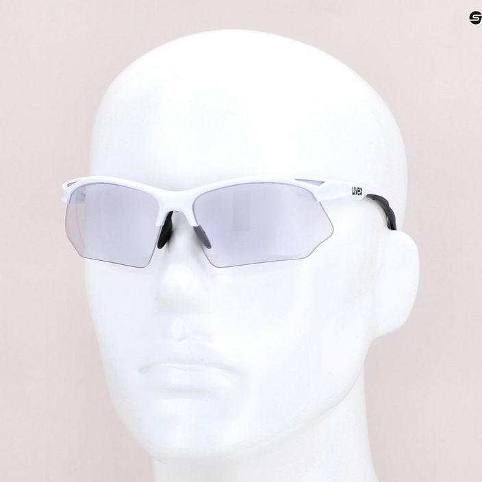 Okulary przeciwsłoneczne UVEX Sportstyle 802 V white/variomatic smoke 7
