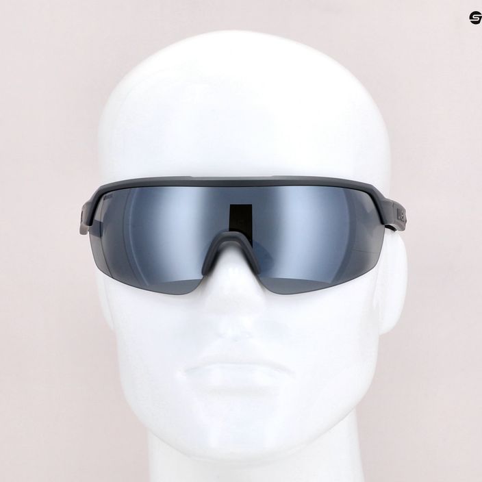 Okulary przeciwsłoneczne UVEX Sportstyle 227 grey mat/mirror silver 12