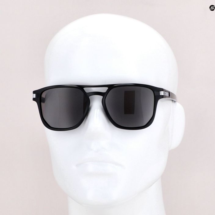 Okulary przeciwsłoneczne Oakley Latch Beta matte black/prizm grey 7