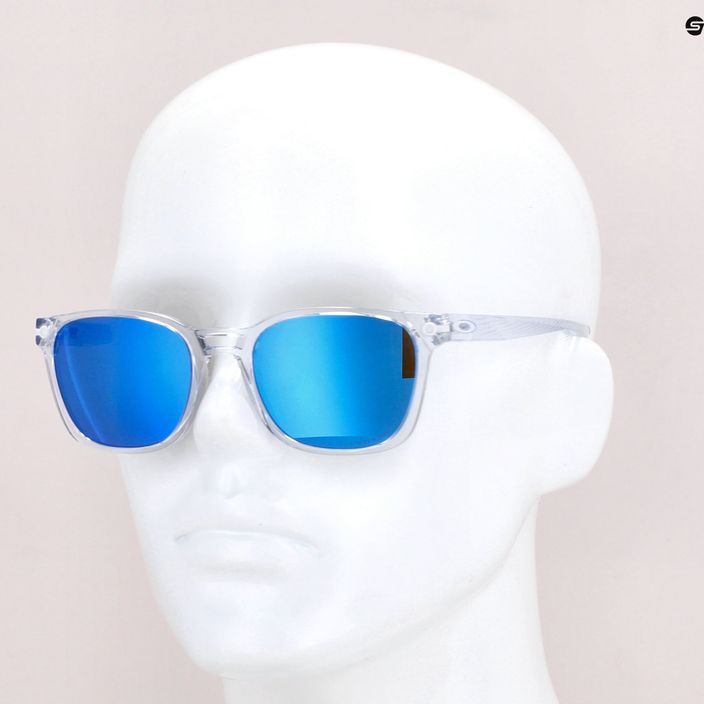 Okulary przeciwsłoneczne Oakley Ojector polished clear/prizm sapphire 7