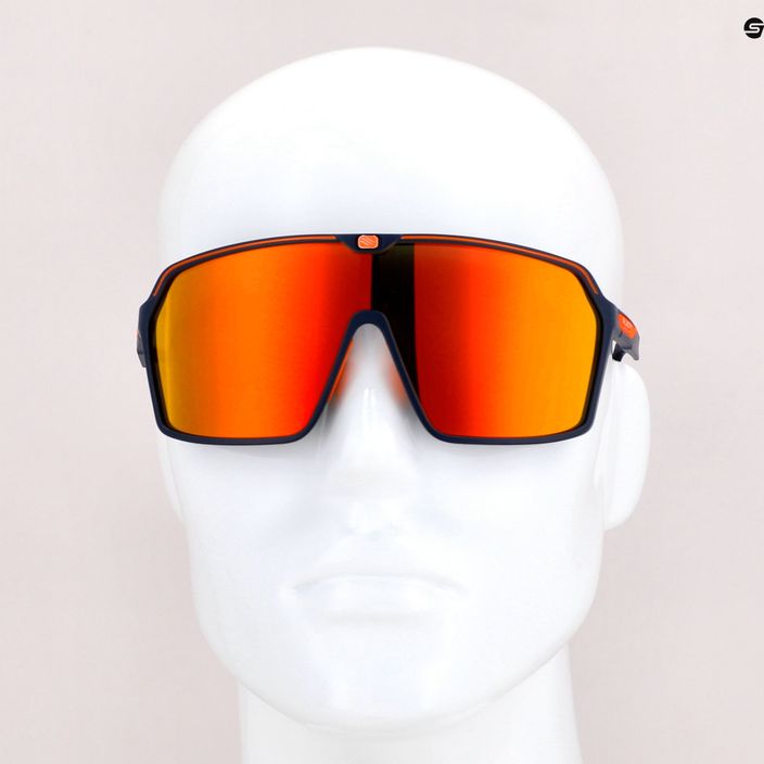 Okulary przeciwsłoneczne Rudy Project Spinshield blue navy matte/multilaser orange 6