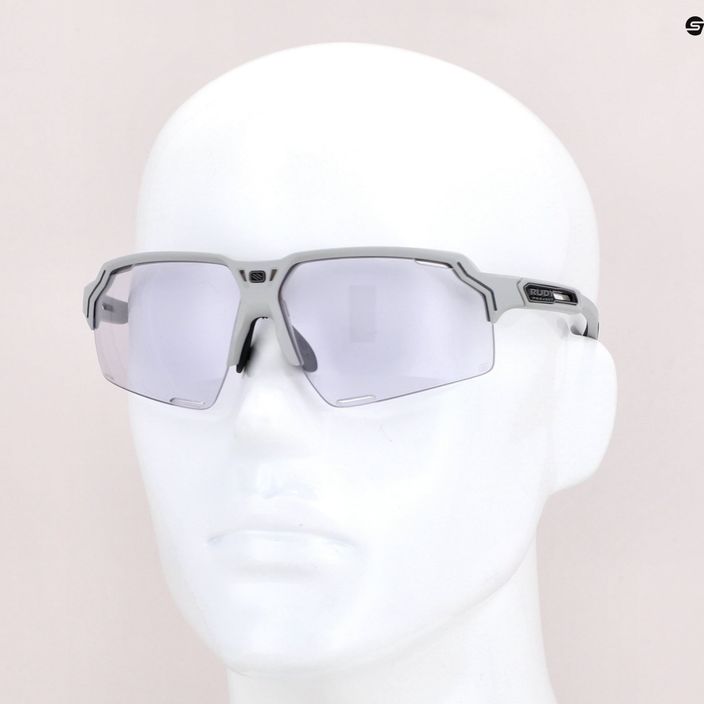 Okulary przeciwsłoneczne Rudy Project Deltabeat light grey matte/impactx photochromic 2 black 7