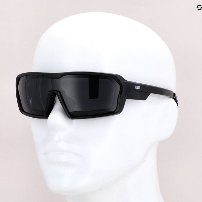 Okulary przeciwsłoneczne Ocean Sunglasses Chameleon matte black/smoked/black 7