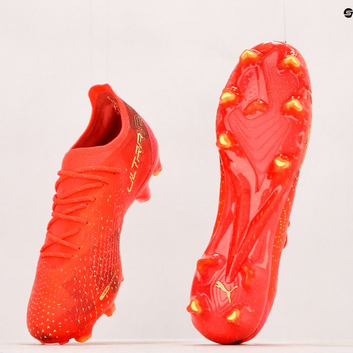 Buty piłkarskie męskie PUMA Ultra Ultimate FG/AG fiery coral/fizzy light 11