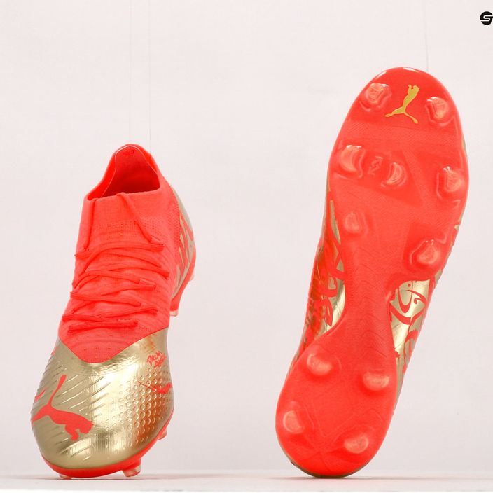 Buty piłkarskie dziecięce PUMA Future Z 3.4 Neymar Jr. FG/AG fiery coral/gold 13