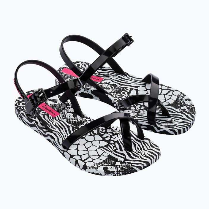 Sandały dziecięce Ipanema Fashion Sand VIII Kids black/white 8