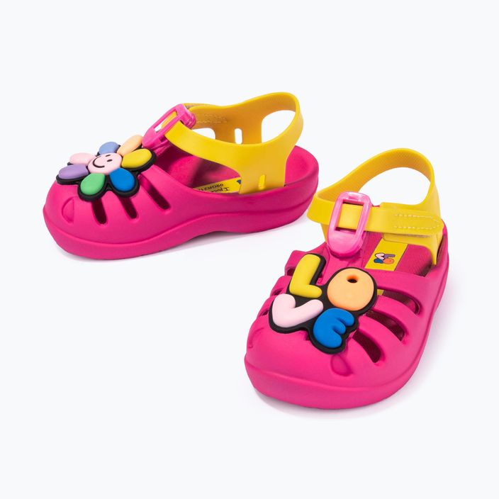 Sandały dziecięce Ipanema Summer IX pink/yellow 10