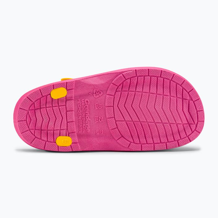 Sandały dziecięce Ipanema Summer IX pink/yellow 5