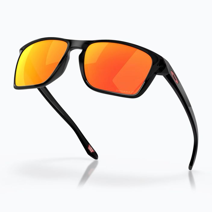 Okulary przeciwsłoneczne Oakley Sylas XL black ink/prizm ruby polarized 4