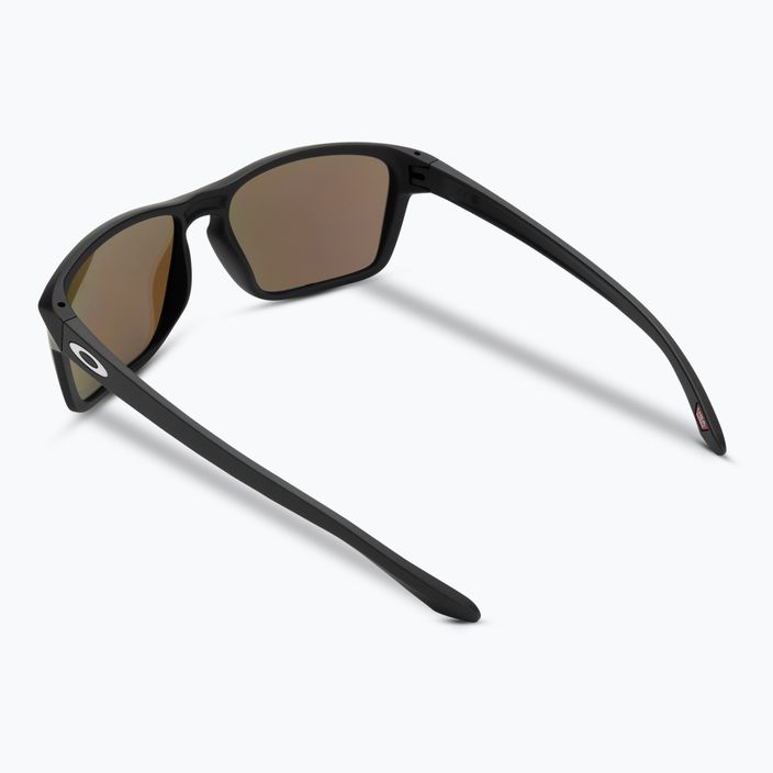 Okulary przeciwsłoneczne Oakley Sylas matte black/prizm sapphire polrized 2