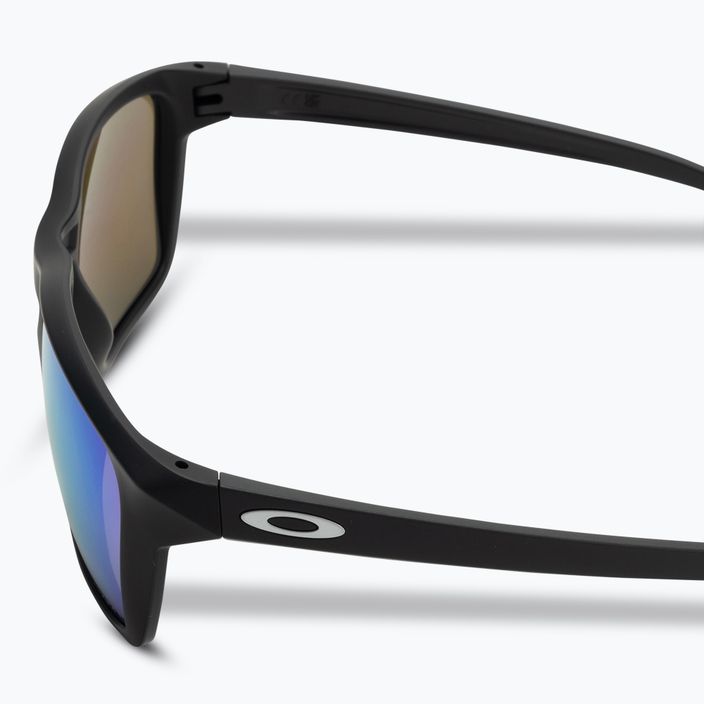 Okulary przeciwsłoneczne Oakley Sylas matte black/prizm sapphire polrized 4