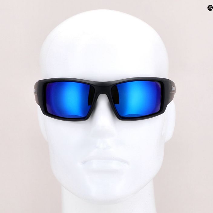 Okulary przeciwsłoneczne Ocean Sunglasses Aruba matte black/revo blue 8