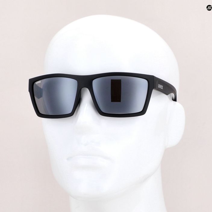 Okulary przeciwsłoneczne UVEX Lgl 29 black mat/mirror silver 7