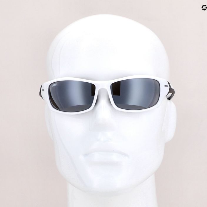 Okulary przeciwsłoneczne UVEX Sportstyle 211 white black/litemirror silver 7