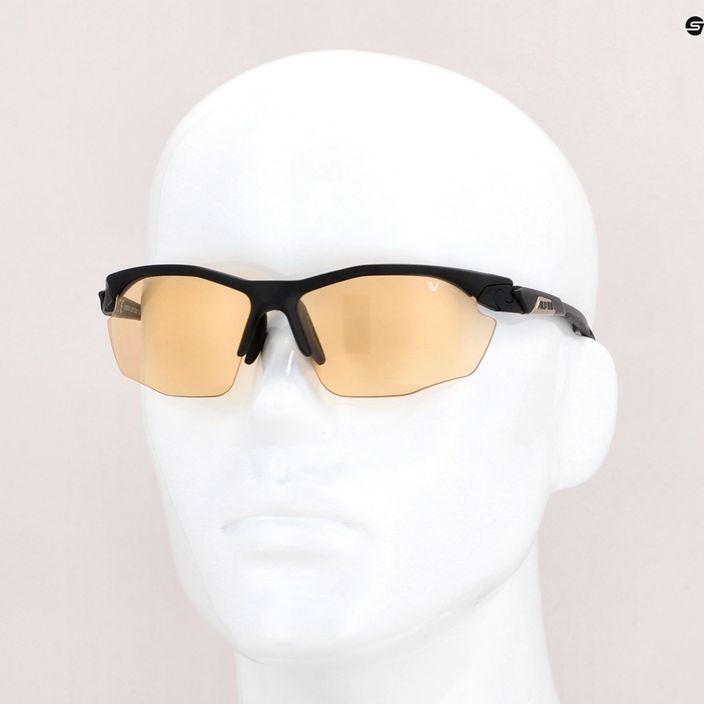 Okulary przeciwsłoneczne Alpina Twist Five Hr V black matte/orange 7
