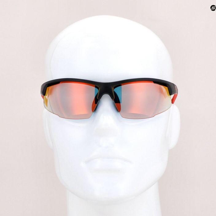 Okulary przeciwsłoneczne GOG Falcon C matt black/red/polychromatic red 7