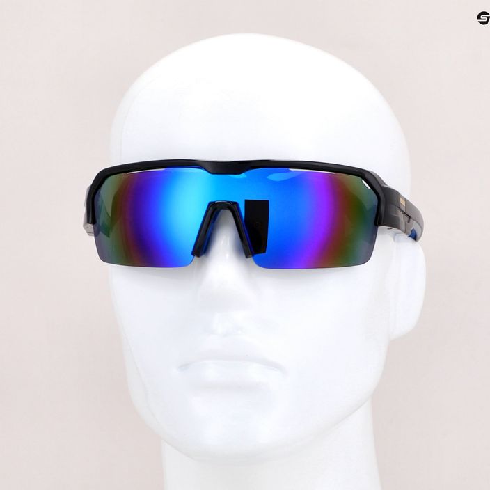 Okulary przeciwsłoneczne Ocean Sunglasses Race shinny black/revo blue/blue 6