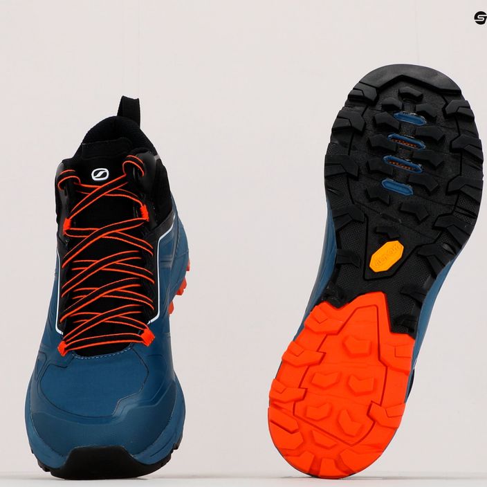 Buty trekkingowe męskie SCARPA Rapid Mid GTX cosmic blue/orange 19