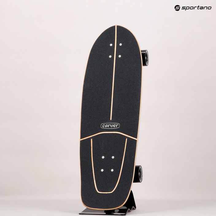 Deskorolka surfskate Carver CX Raw 31.25" Super Slab 2021 Complete czarno-żółta C1012011099 9