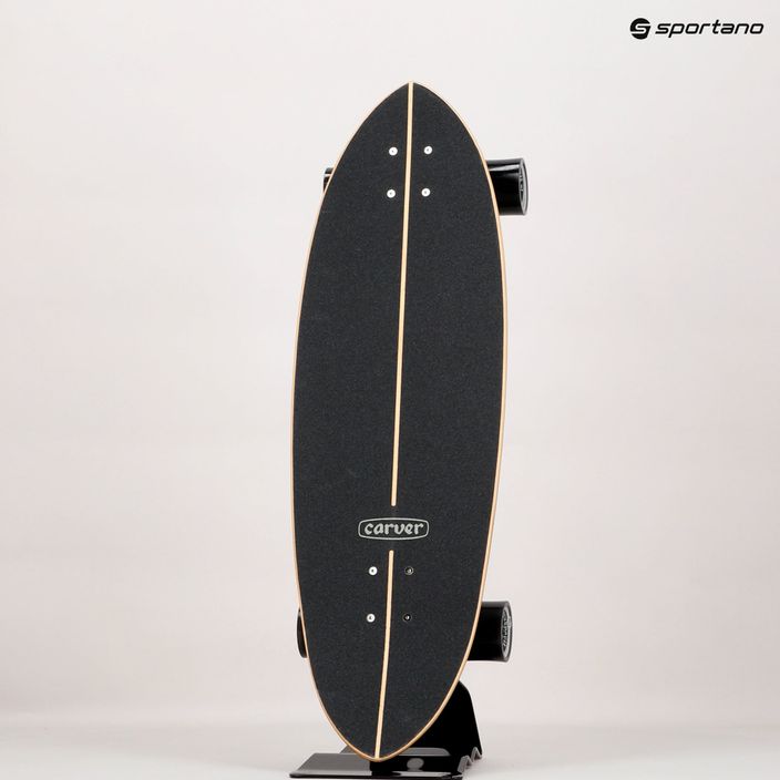 Deskorolka surfskate Carver C7 Raw 31.75" CI Black Beauty 2019 Complete biało-czarna C1013011020 11