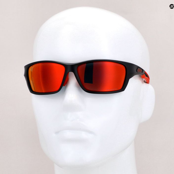 Okulary przeciwsłoneczne UVEX Sportstyle 232 P black mat red/polavision mirror red 11