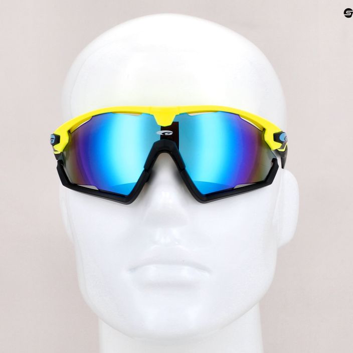 Okulary przeciwsłoneczne GOG Viper neon yellow/black/ polychromatic white-blue 7