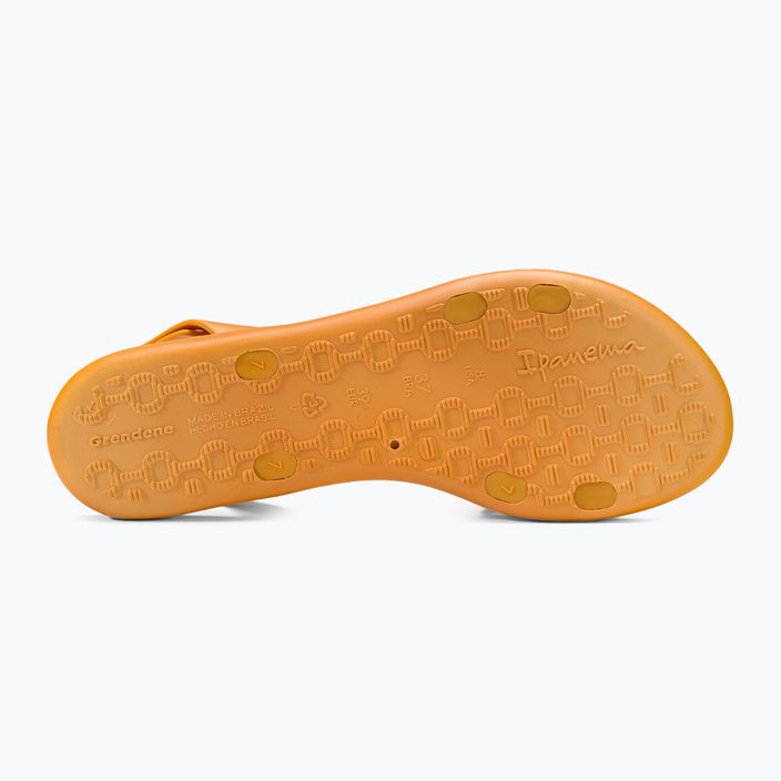 Sandały damskie Ipanema Breezy Sandal yellow/caramel 5