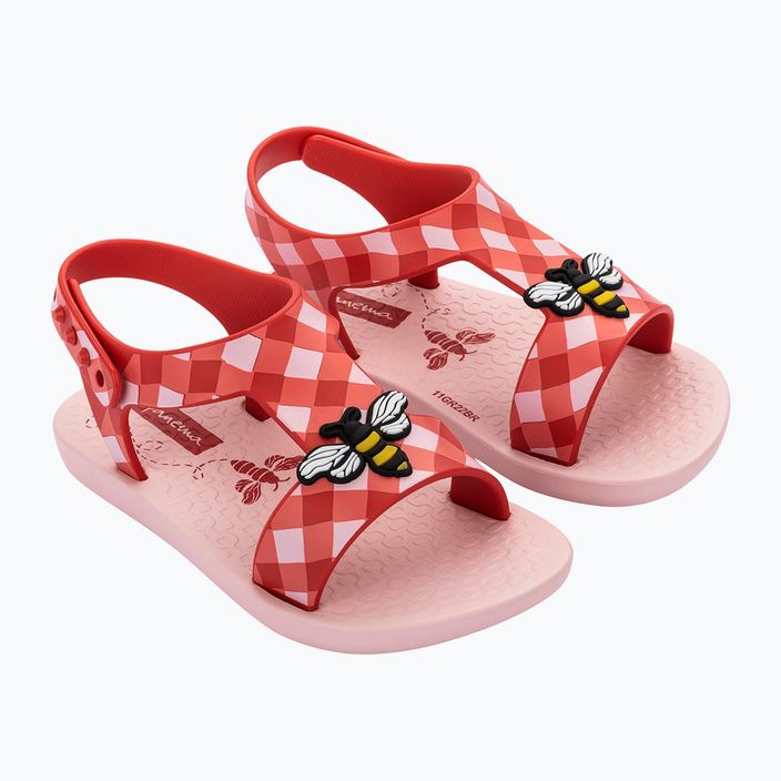 Sandały dziecięce Ipanema Dreams IX Baby pink/red 8