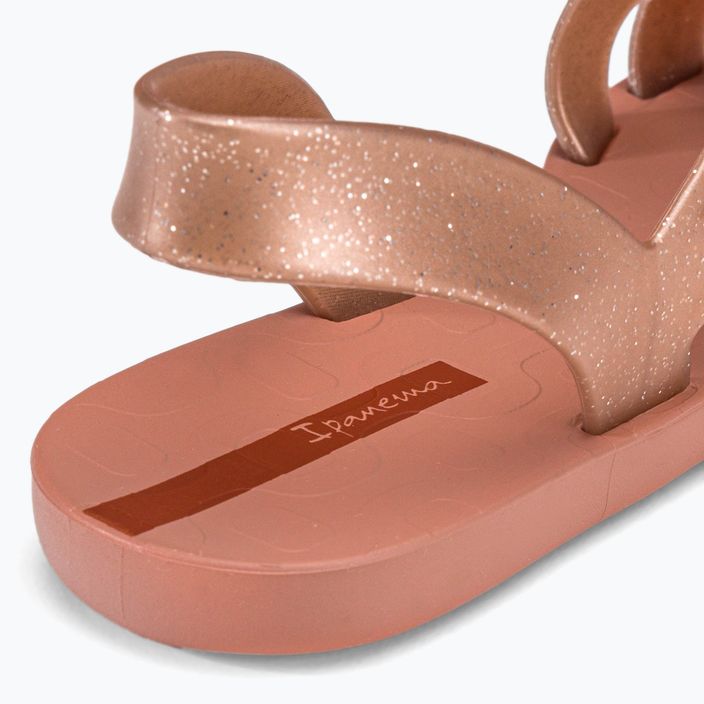 Sandały damskie Ipanema Vibe pink/glitter pink 8