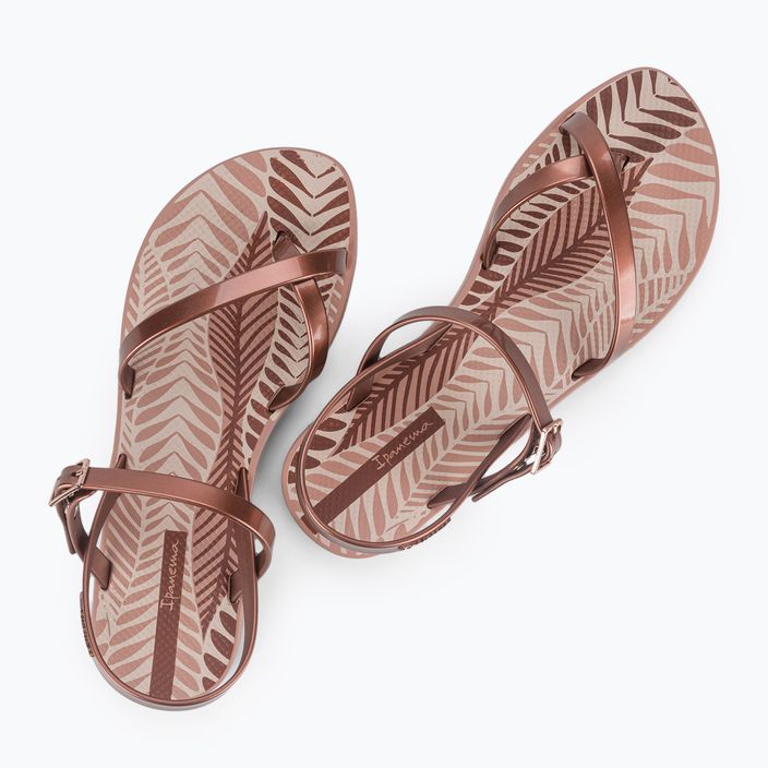 Sandały damskie Ipanema Fashion VII pink/copper/brown 3