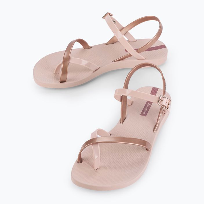 Sandały damskie Ipanema Fashion VII pink/metalic pink/burgundy 2