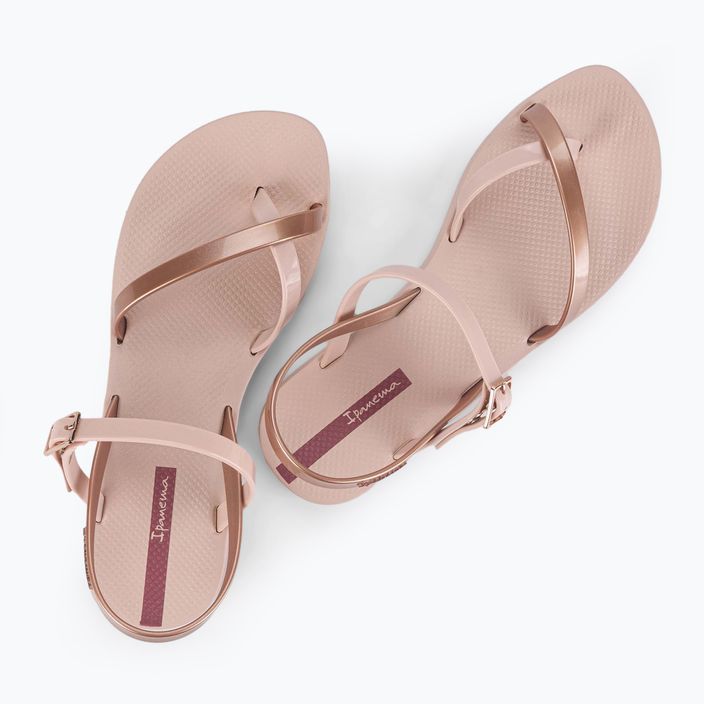 Sandały damskie Ipanema Fashion VII pink/metalic pink/burgundy 3
