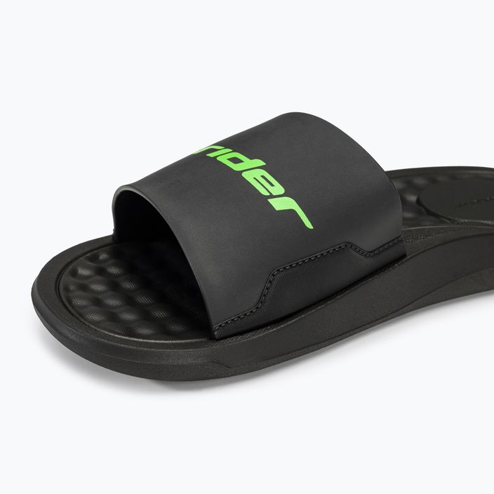 Klapki męskie RIDER Step Slide black/green 7